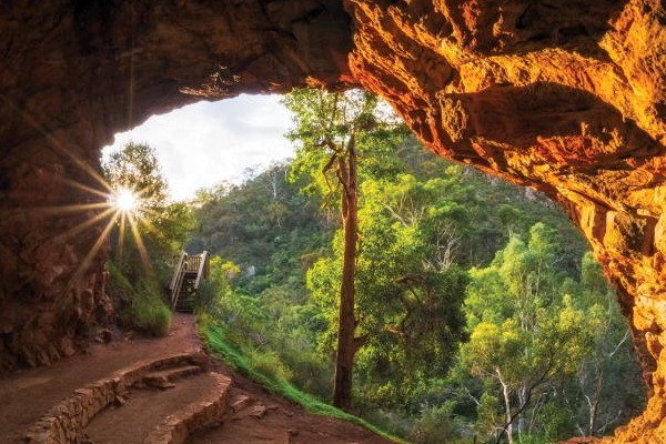This is the Giants' Cave at Morialta Photo Credit: SATC